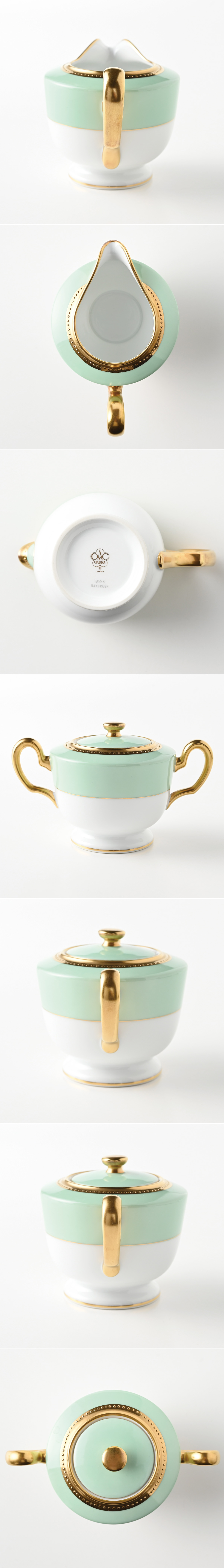大倉陶園 メイグリーン 金彩 ティーセット ティーポット/シュガー