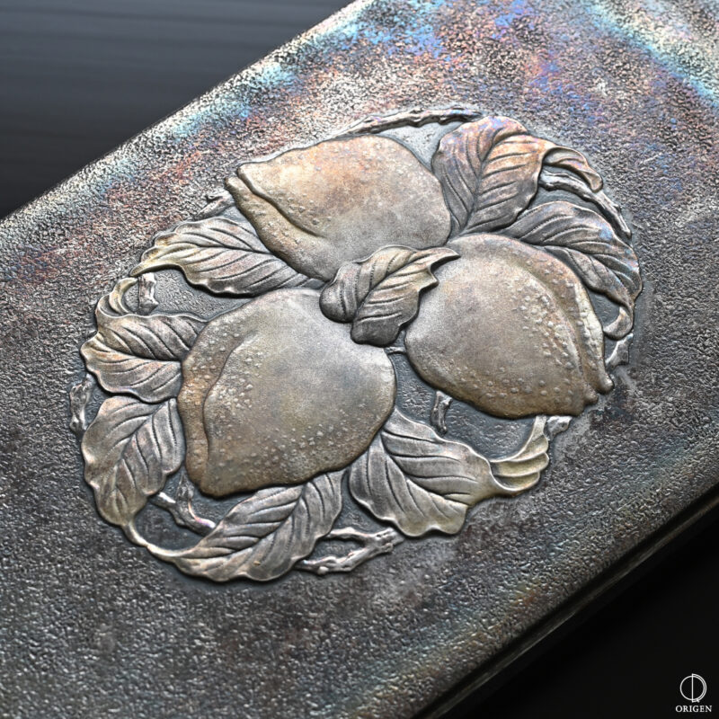 骨董品買取実例 _宮本商行_純銀製葉書入れ